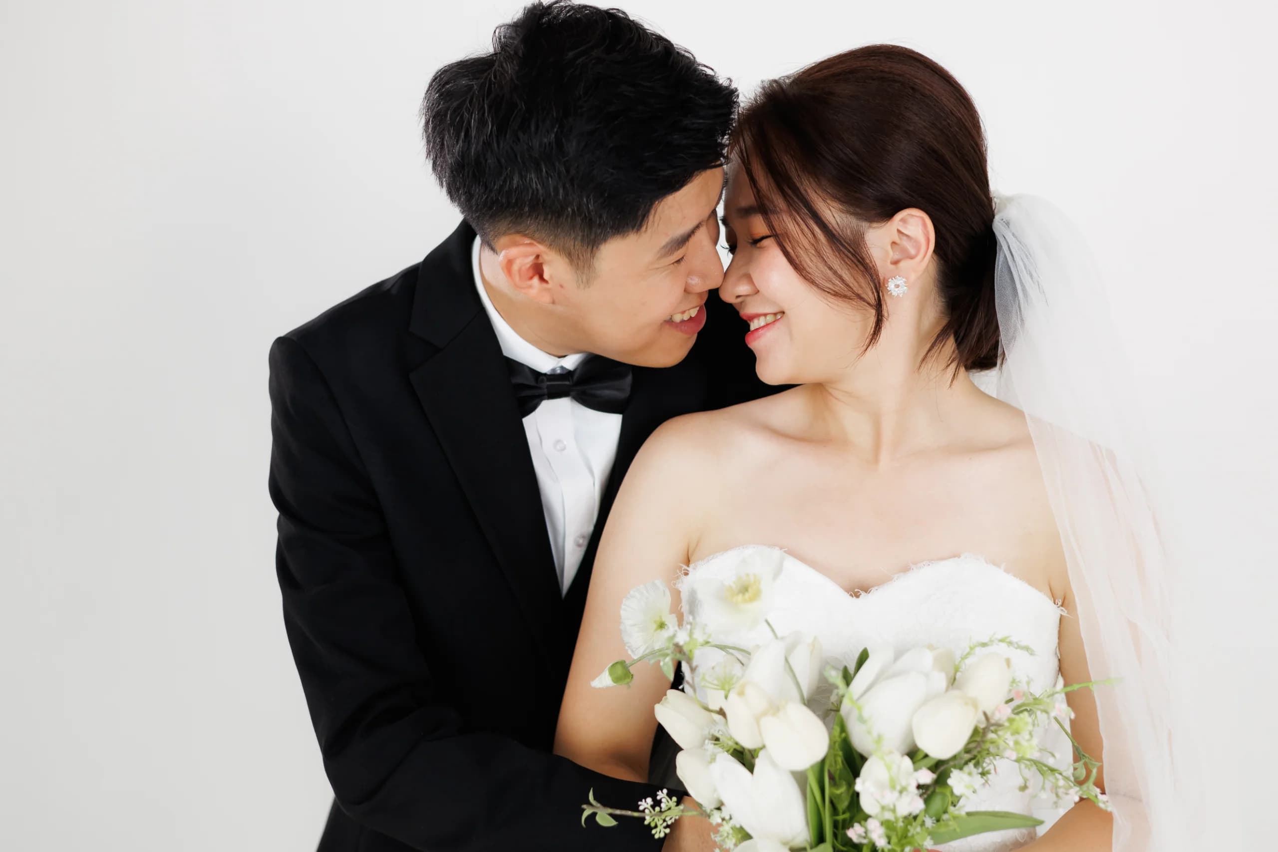 婚纱照:新郎与新娘